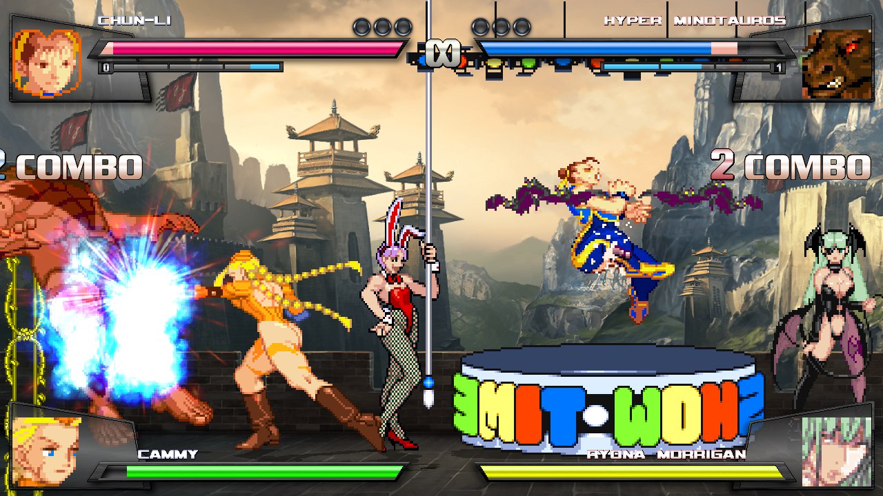 整合版[日式ACT/动态] MUGEN 全女格斗 2023 [H大乱斗] 英文版 [12.30G]