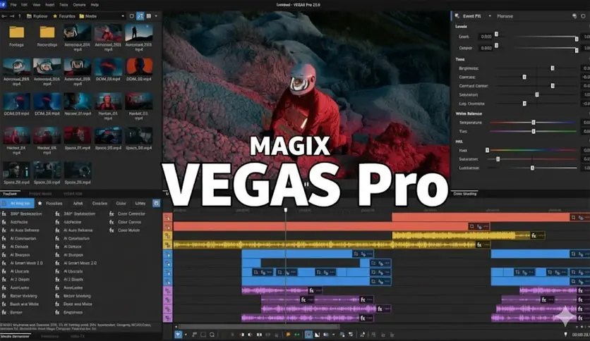 MAGIX VEGAS Pro 23——多语言 64 位视频剪辑创意工具